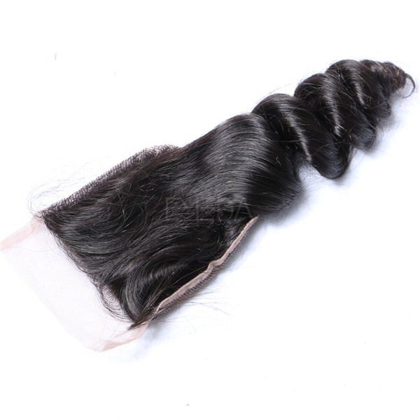 Indian loose wave hair extensions cost cheap with closure YJ220